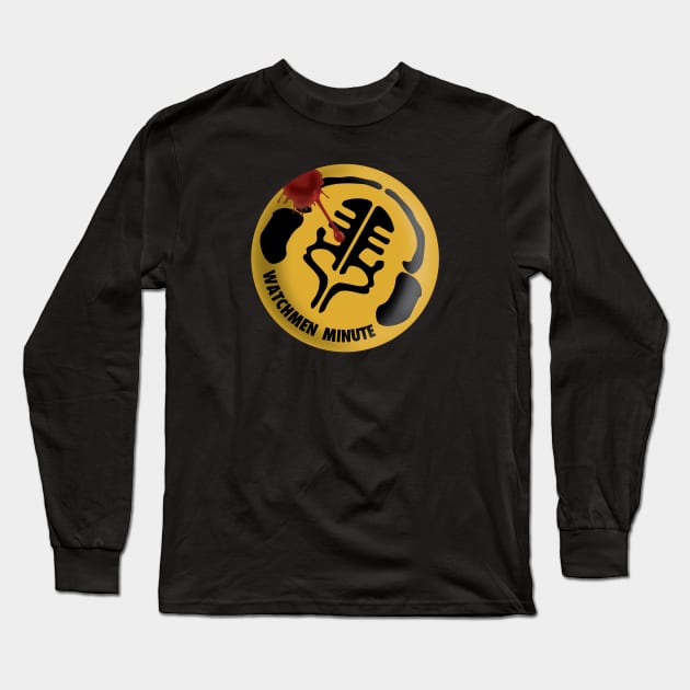 Watchmen Minute Podcast Logo Long Sleeve T-Shirt by WatchmenMinute